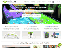 Tablet Screenshot of eyefactive.com